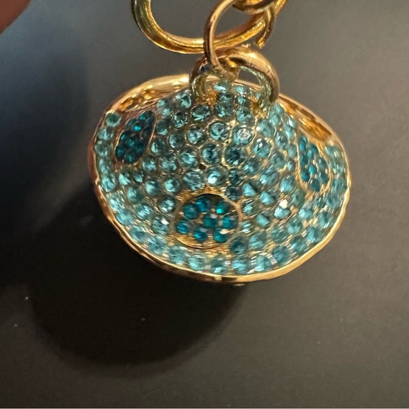 NWOT Jeweled Mushroom Keychain Clip - Picture 8 of 13
